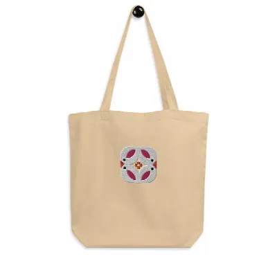 PepMelon PepMelon Vögel bestickte Shopper-Tasche aus Bio-Baumwolle
