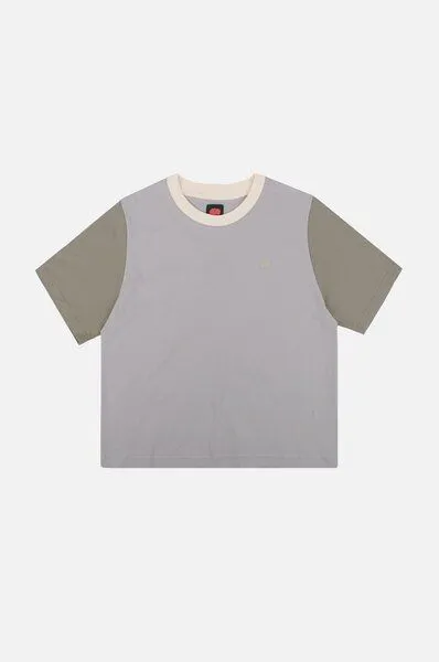 Trendsplant Trendsplant Women's Color Block T-Shirt Steel Haze
