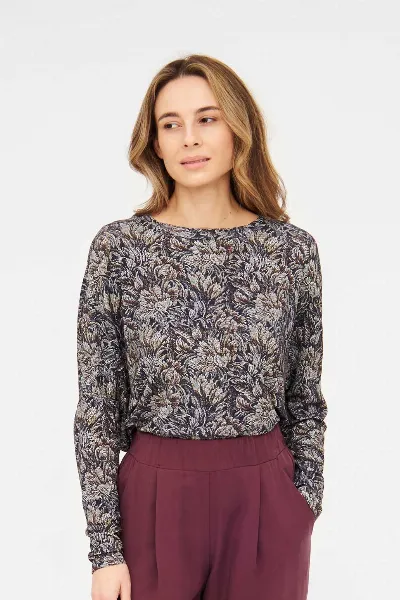 Widda Widda Damen vegan T-Shirt Slabby Floral Mehrfarbig