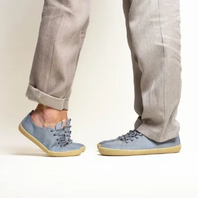 nahtur-design nahtur-design Barfußschuhe aus Bioleinen mit Kautschuksohle unisex
