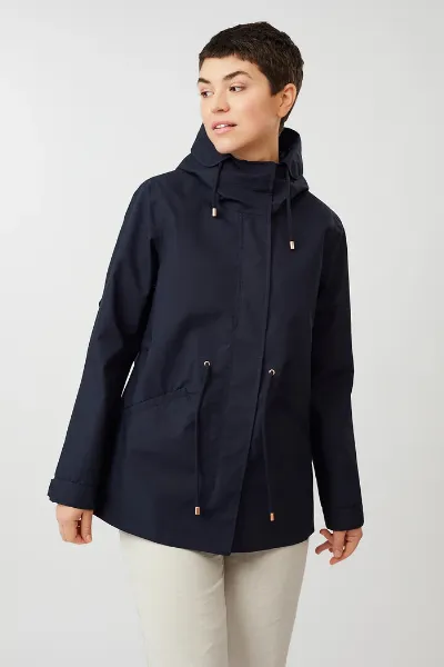 LangerChen LangerChen Damen vegan Parka Transitional Lismore Short Navy