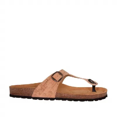 Shoezuu Vegan Shoezuu Vegan Vegane Zehentrenner Fußbett Sandalen aus Kork