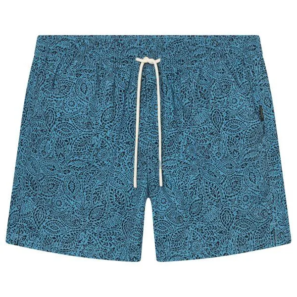 Dedicated DEDICATED Bade-Shorts Birka Paisley Leaf