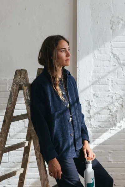 TWOTHIRDS TWOTHIRDS Damen vegan Jacke Mactan Navy Nord