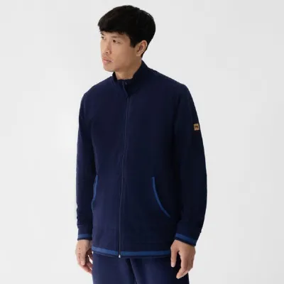 TAO Sportswear TAO Sportswear Bequeme Herren Freizeitjacke aus Bio-Baumwolle Ingo mit farblichen Akzent