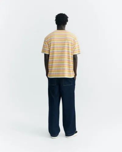 thinking mu thinking mu Streifen T-Shirt Modell: Aaron