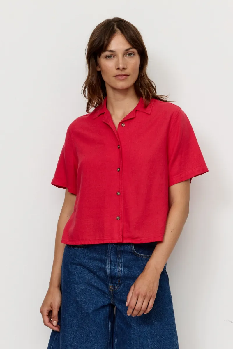 recolution Recolution Damen vegan Hemd Kamelie Lava