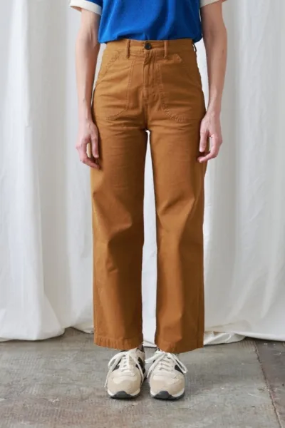 TWOTHIRDS TWOTHIRDS Damen vegan Hose Heron Old Gold