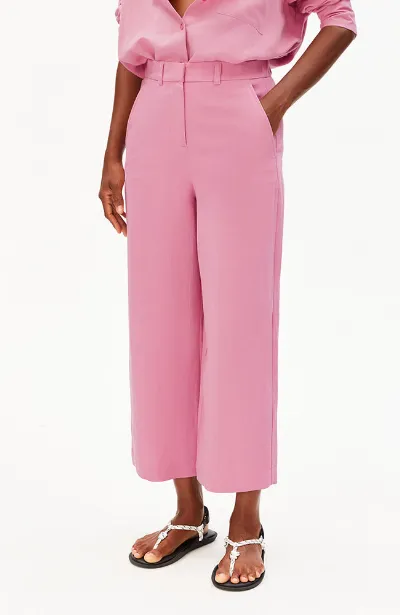 ARMEDANGELS ARMEDANGELS Damen vegan Hose Caarunus Washed Berry