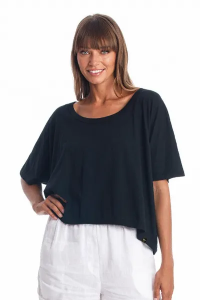 RAVENS VIEW IBIZA RAVENS VIEW IBIZA Damen vegan Top Square