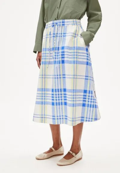 ARMEDANGELS ARMEDANGELS ELODIAA COLLEGE CHECK - Damen Webrock Loose Fit aus Bio-Baumwolle