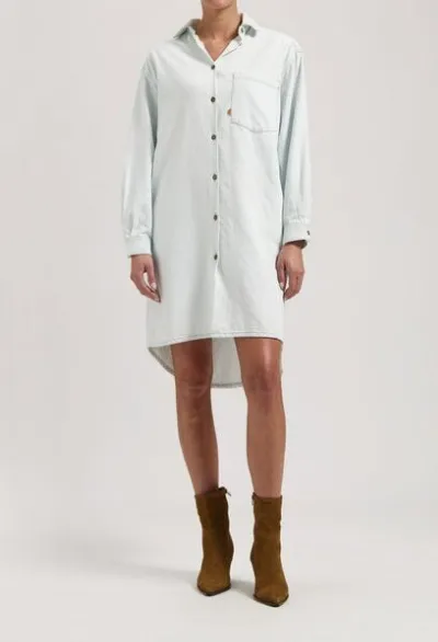 MUD Jeans MUD Jeans Damen Kleid Ella Denim Dress - Sun Stone