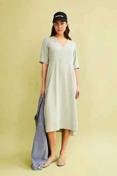 ARMEDANGELS Kleid Vaali Gr&uuml;n