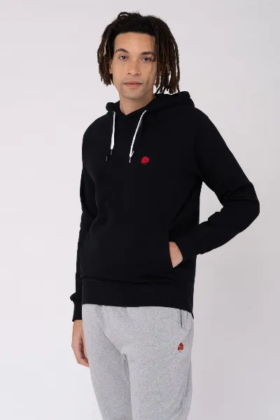 GREEN SHIRTS Pullover mit Kapuze für Männer Grau