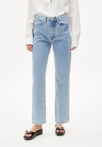 ARMEDANGELS ARMEDANGELS AAIKALA Damen Jeans Straight Leg High Waist recycelte Baumwolle Non-Stretch