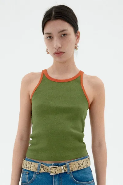 thinking mu Thinking MU Damen vegan Top Harriet Contrast