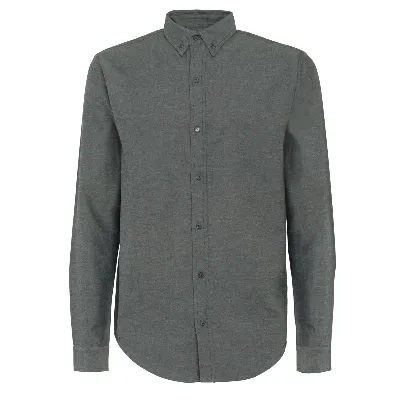 Living Crafts LIVING CRAFTS - Herren Flanellhemd - Grau