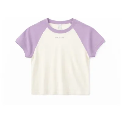 Mazine Mazine - Women's Contrast Sleeves T-Shirt - T-Shirt