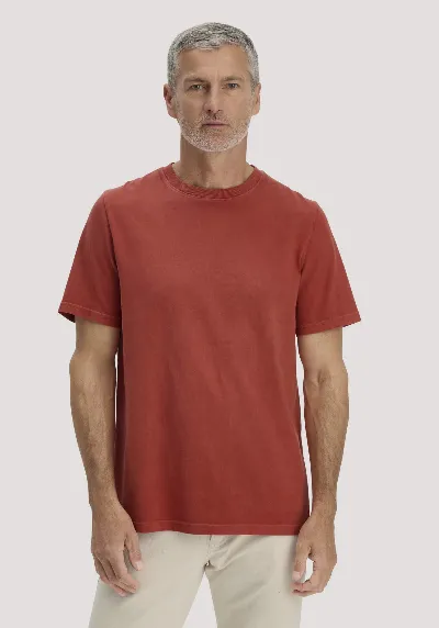 hessnatur hessnatur Herren Heavy Jersey Shirt Relaxed aus Bio-Baumwolle - braun