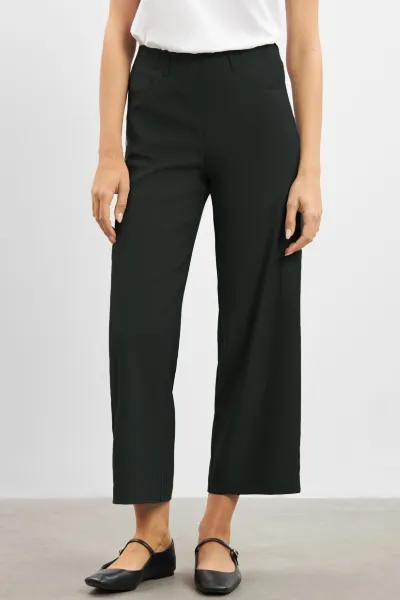 LAURIE LAURIE Damen vegan Hose Crop Loose Donna