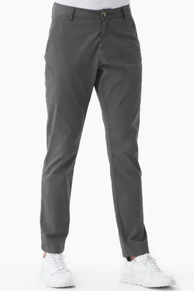 ORGANICATION ORGANICATION Herren vegan Slim-Fit-Hose Asphalt