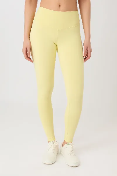 mandala MANDALA Damen vegan Leggings On Point Citrus Rush