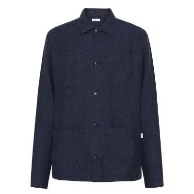 KnowledgeCotton Apparel KnowledgeCotton Apparel Regular-Overshirt Hemd aus Bio-Leinen- GOTS/Vegan