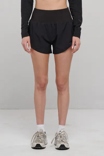SEAAV SEAAV Damen vegan Kurze Hose Flow Pace Onyx