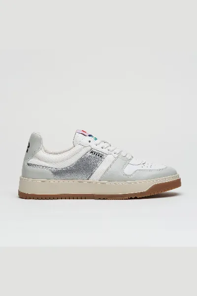 MEEKO MEEKO Herren vegan Sneaker Kiboko Silber