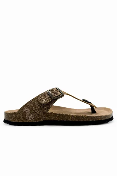 thies thies Damen vegan Sandalen Eco Thong Beige