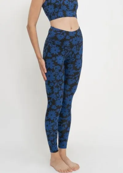 boochen boochen Surf & Yoga Highwaist Leggings mit Moonflower Print