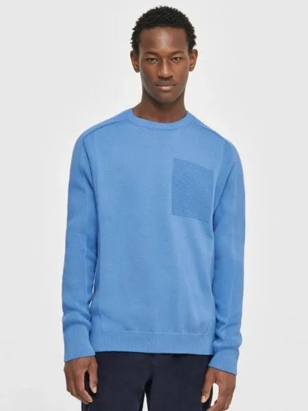 KnowledgeCotton Apparel KnowledgeCotton Apparel O-Neck Pullover Cotton Knit Herren