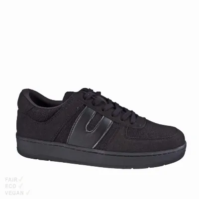 Vegetarian Shoes Vegetarian Shoes Veg Supreme Hemp Lo Black