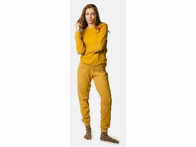 Living Crafts Living Crafts Bio-Damen-Schlafanzug 'BETTY', honey,