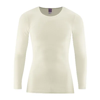 Living Crafts LIVING CRAFTS - Herren Langarm-Unterhemd - Beige