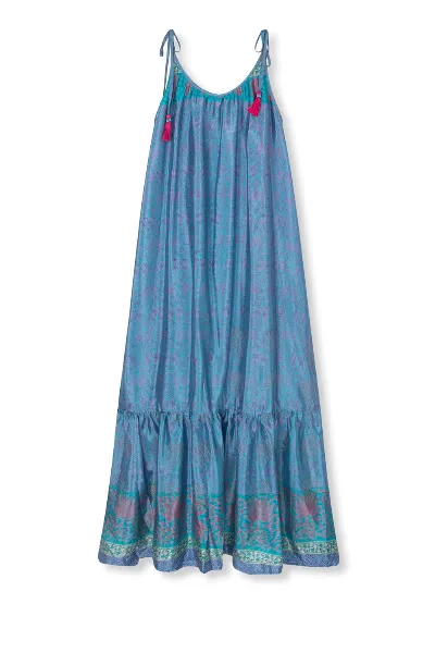 el.résidu el.résidu Damen vegan Kleid Myra Hell