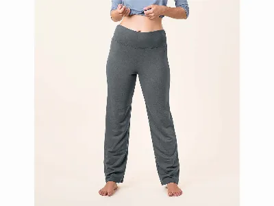 Living Crafts Living Crafts Bio-Damen-Jazz-Pants 'TOVE' mit Taschen, charcoal,