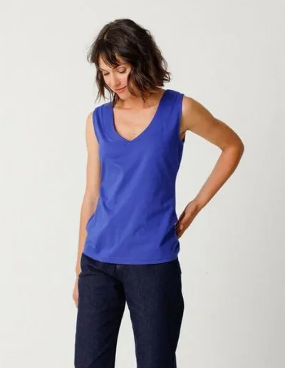 SKFK SKFK Top Hamabost - Royal Blue