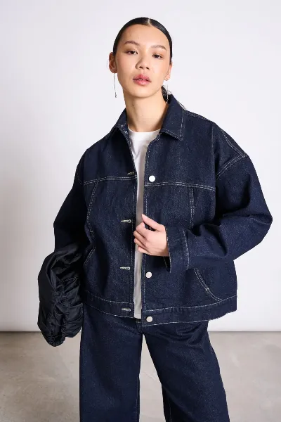 JAN 'N JUNE Jacke Vilme Denim Blau