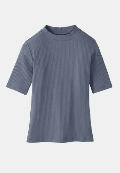 recolution Damen Rib T-Shirt aus LENZING ECOVERO Viskose - DANDELION - recolution
