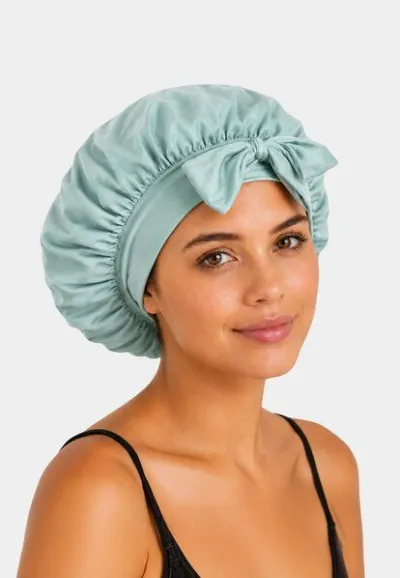 TORLAND TORLAND Schlafhaube aus TENCEL mit Schlaufenbindung