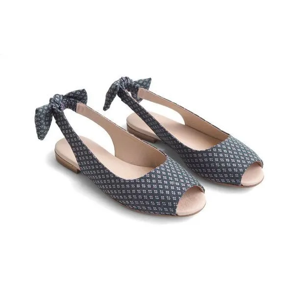 Bayerinas Bayerinas Peeptoe Ballerinas