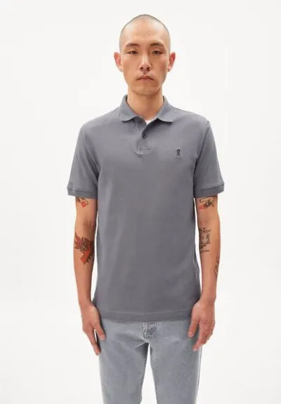 ARMEDANGELS ARMEDANGELS FIBRAAS - Herren Polo T-Shirt Regular Fit aus Bio-Baumwolle