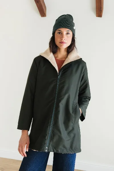 TWOTHIRDS TWOTHIRDS Damen vegan Jacke Zafiria Waldgrün