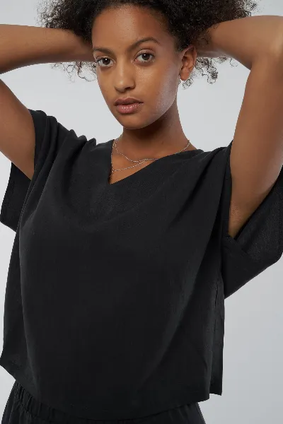 Givn Tencel Wide Cut Blouse aus TENCEL™