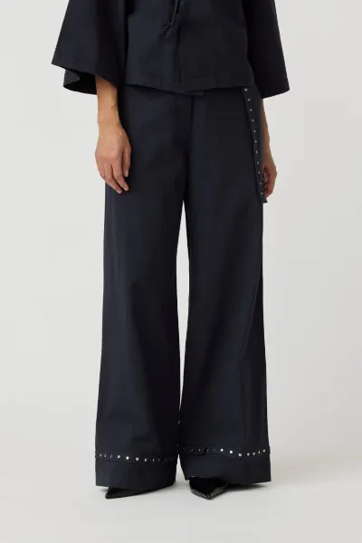 Alchemist Alchemist Damen vegan Hose Moonflower Straps In Marine