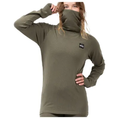 Eivy Eivy - Women's Icecold Gaiter Rib Top - Longsleeve
