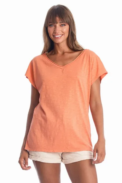 RAVENS VIEW IBIZA RAVENS VIEW IBIZA Damen vegan Top Arizona Apricot