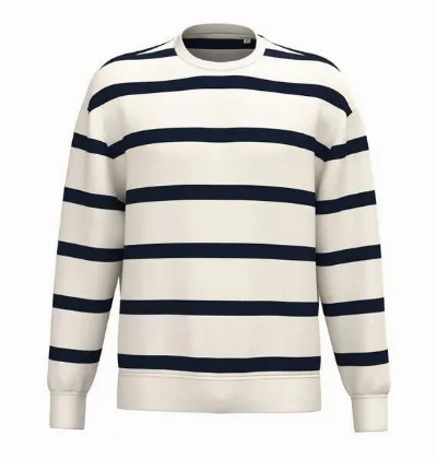 Greenspired Greenspired Umweltfreundliches Unisex Sweatshirt mit Streifen, 300 g/m² XS