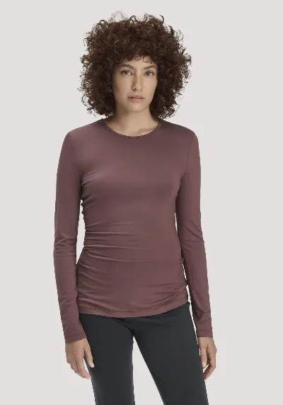 hessnatur hessnatur Damen Longsleeve PURE FLOW aus TENCEL™ Modal - braun